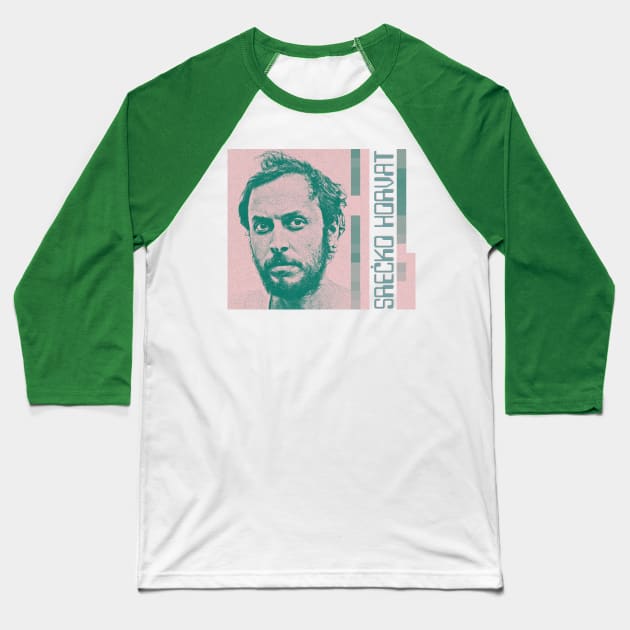 Srećko Horvat // Philosopher, Activist, Free Thinker Baseball T-Shirt by unknown_pleasures